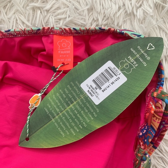 NWT Farm Rio colorful bandana one pice swimsuit sz XS - Picture 5 of 8